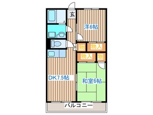 森民ビルの物件間取画像